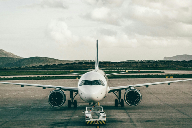 Aeroplane on the ground at an airport